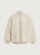 Varley Serina Reversible Quilt Jacket in Sandshell Product Shot View of Reverse Side