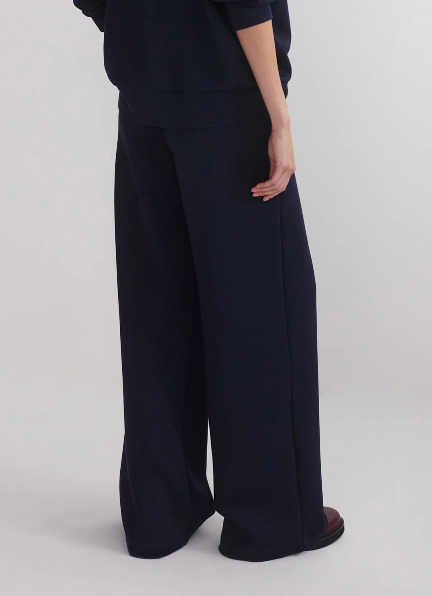 Varley The Extra Wide Leg Pant 29.5" in Navy Back View