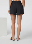 Vuori Villa Short in Black Back View