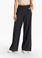 Vuori Women's Villa Wide Leg Pant in Black