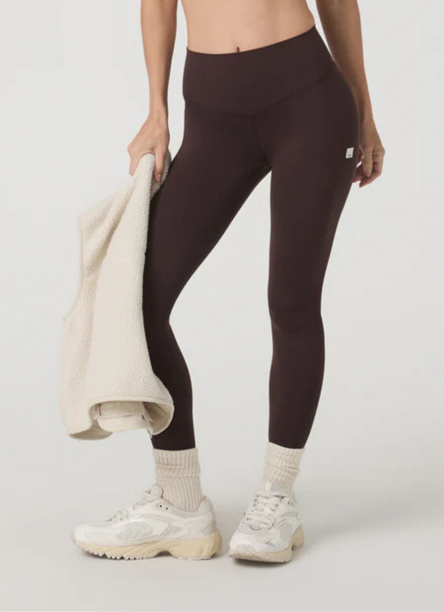 Vuori AllTheForm™ Legging in French Roast Front View