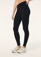 P.E Nation Wander Full Length Legging in Black/Biscuit Side View