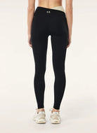 P.E Nation Wander Full Length Legging in Black/Biscuit Back View