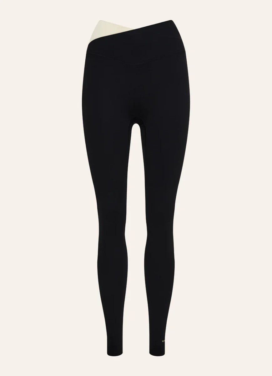 P.E Nation Wander Full Length Legging in Black/Biscuit Product Shot View
