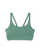 Vuori Yosemite Longline Bra in Hedge Green Product Shot View