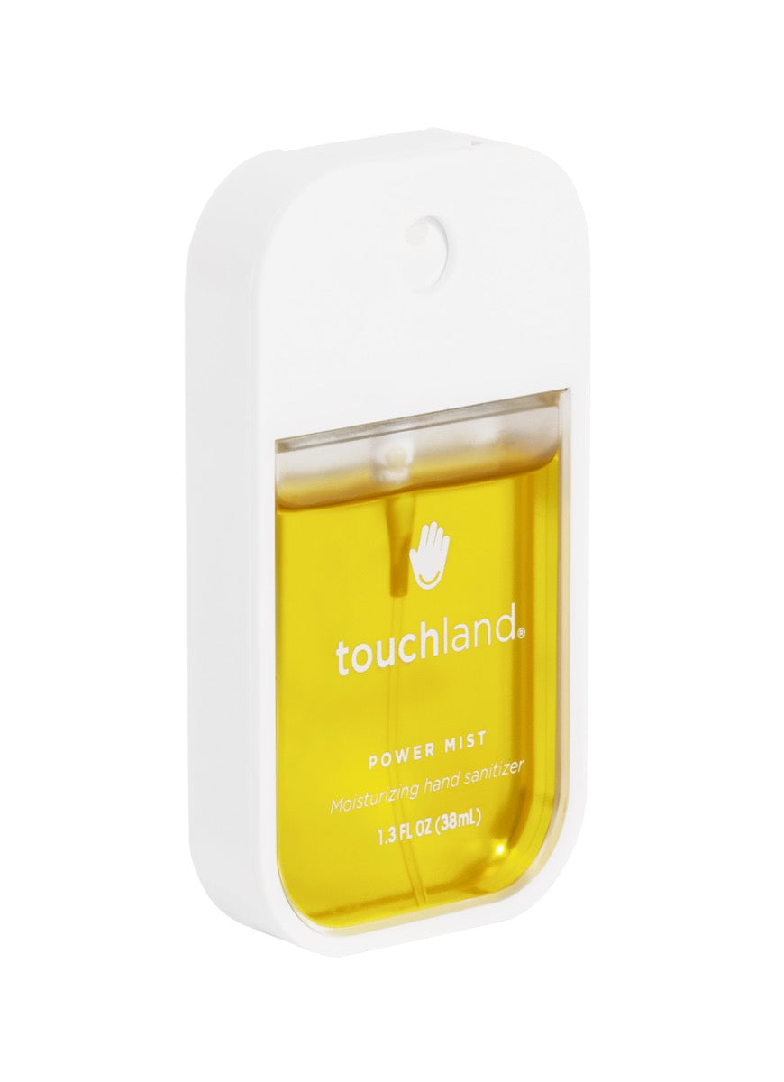 TOUCHLAND Moisturizing Hand Sanitizer Vanilla Cinnamon Scent Side View