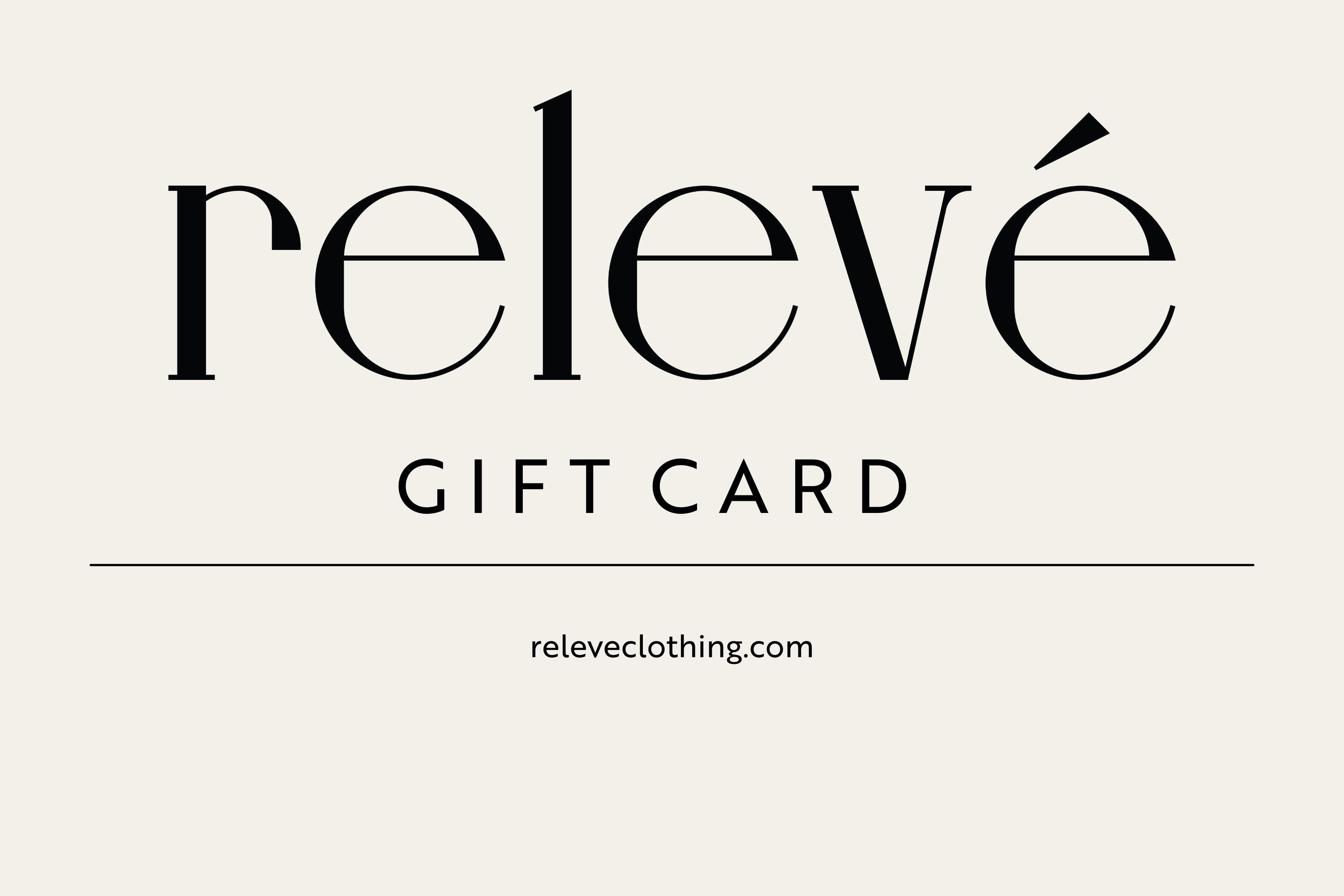 relevé Gift Card