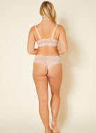 Cosabella Never Say Never Curvy Sweetie Bralette in Mandorla Back View