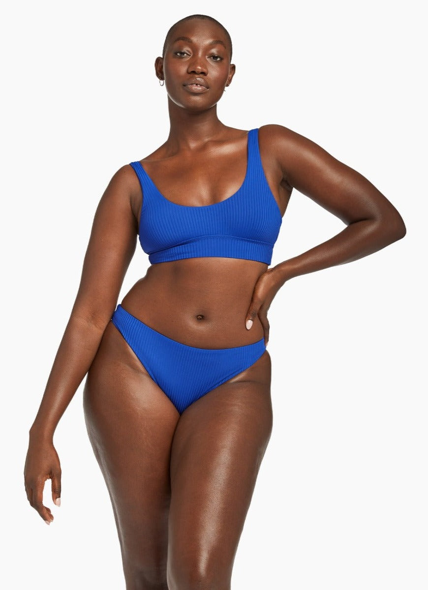 Vitamin A Women's Sienna Swimwear Tank in Lagoon/Blue