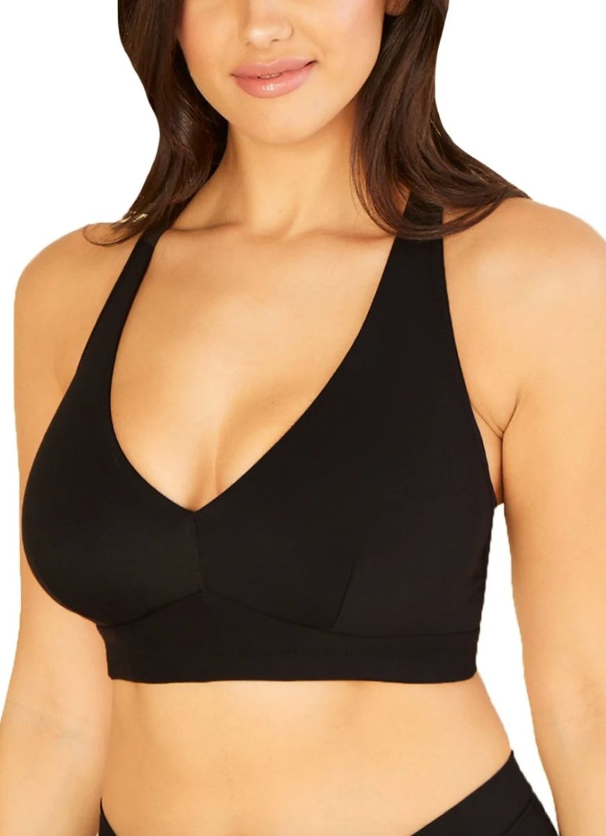 Cosabella Talco CURVY Halter Racer Bralette in Black