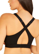 Cosabella Talco CURVY Halter Racer Bralette in Black Back View