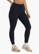 Vuori Daily Legging in Black Waist Down Side View