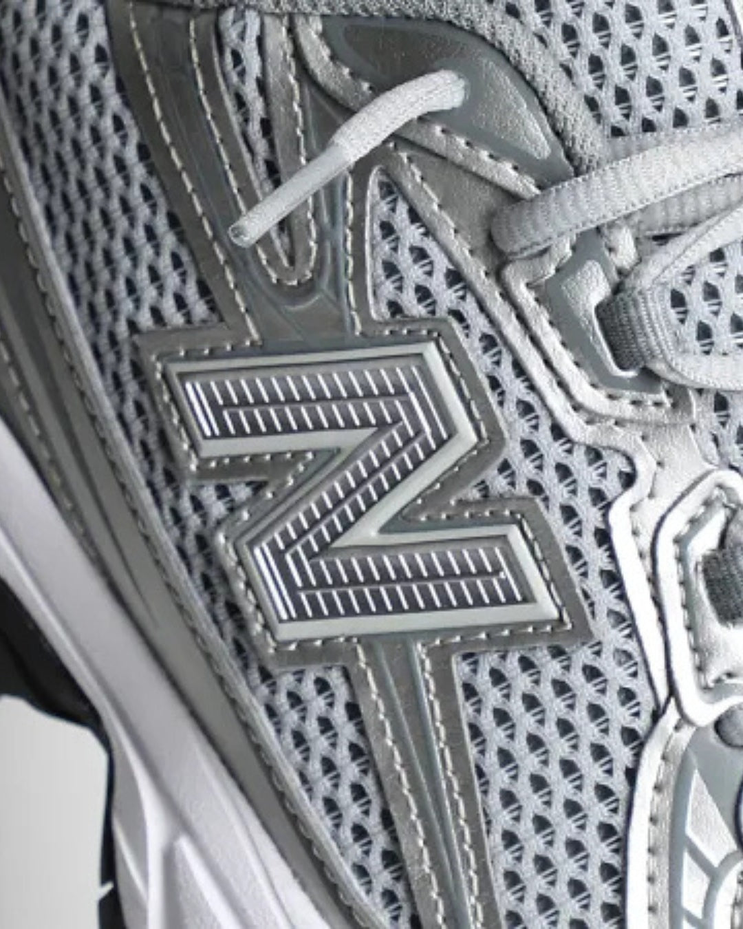 New Balance Collection Showing a Close Up View of the 740 in Castlerock/Slate Grey/Silver Metallic