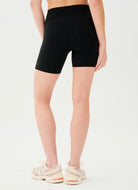 Splits59 Airweight High Waist 6” Bike Short in Black Back View