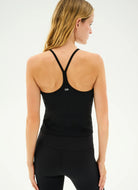 Splits59 Airweight Tank Top in Black Back View