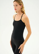 Splits59 Airweight Tank Top in Black Angled Side View