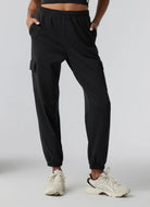 Vuori Boyfriend Cargo Jogger in Black Heather