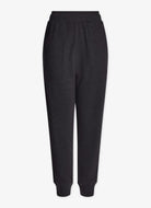 Varley Brushed Rib Slim Cuff Pant 25” in Black Marl Product Shot View