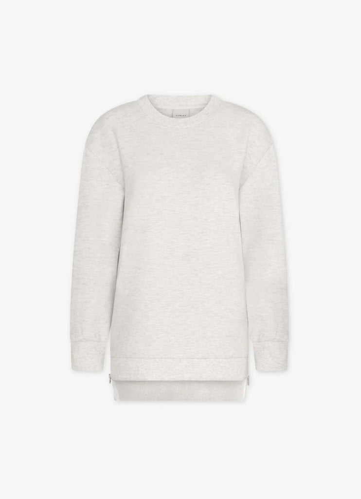 Varley Charter Sweater 2.0 in Ivory Marl Flat Lay View