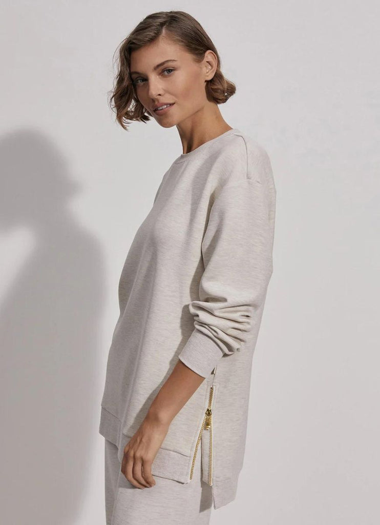Varley Charter Sweater 2.0 in Ivory Marl