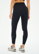 Splits59 Chevron Airweight High Waist Legging in Black/Latte Back View