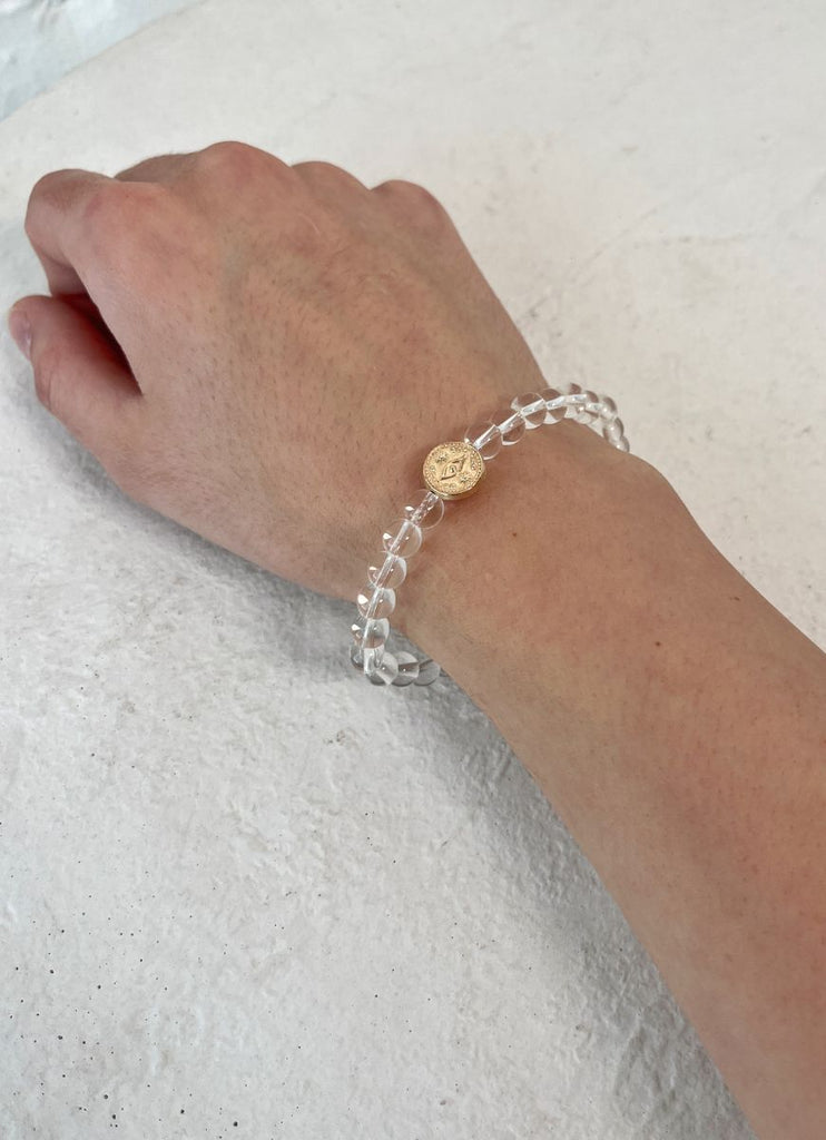 Lo & Co Jewelry Clear Abundance Bracelet Shown on Wrist