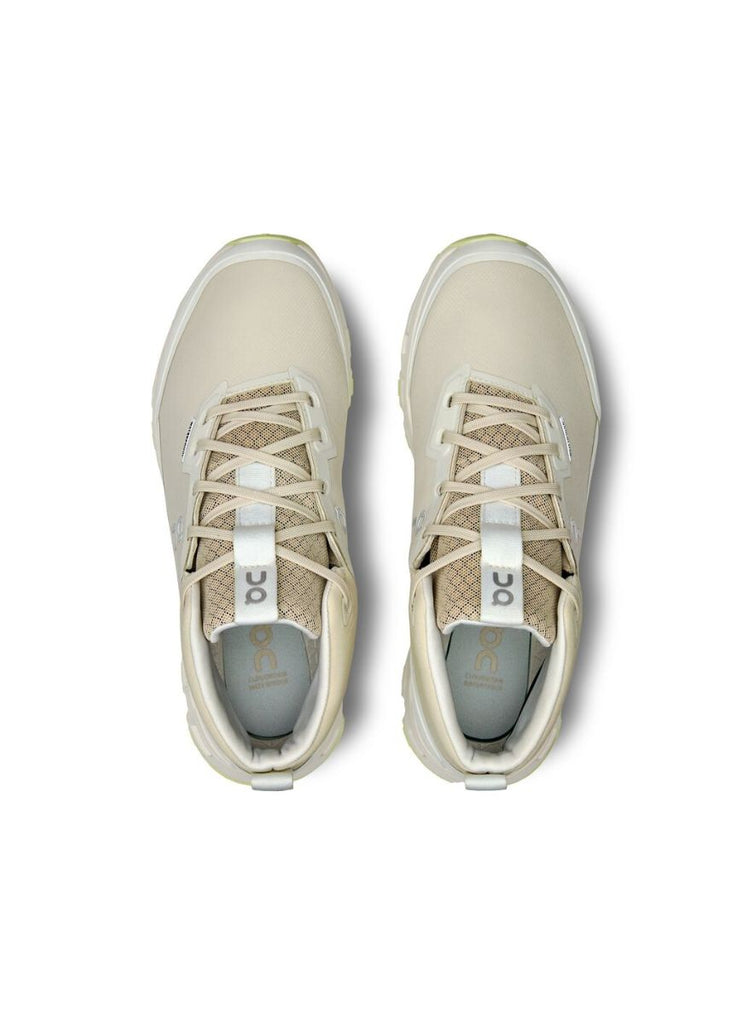 ON Women's Cloudroam Waterproof Sneaker Boot in Ice Limelight Top View
