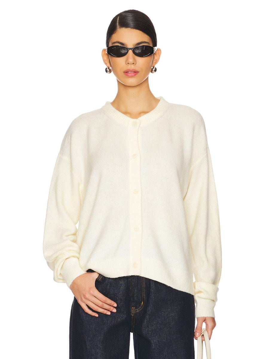 American Vintage Damsville Cardigan in Pannacotta
