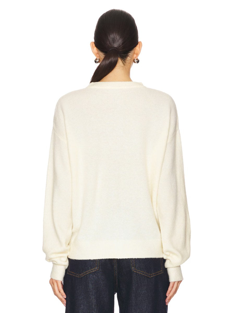 American Vintage Damsville Cardigan in Pannacotta Back View