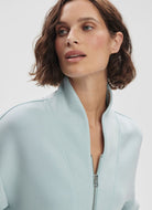 Varley Davidson Sweatshirt in Ether Blue Close Up Front View