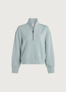 Varley Davidson Sweatshirt in Ether Blue Product Shot View