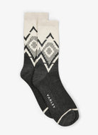 Varley Erica Jacquard Knit Sock in Charcoal Marl