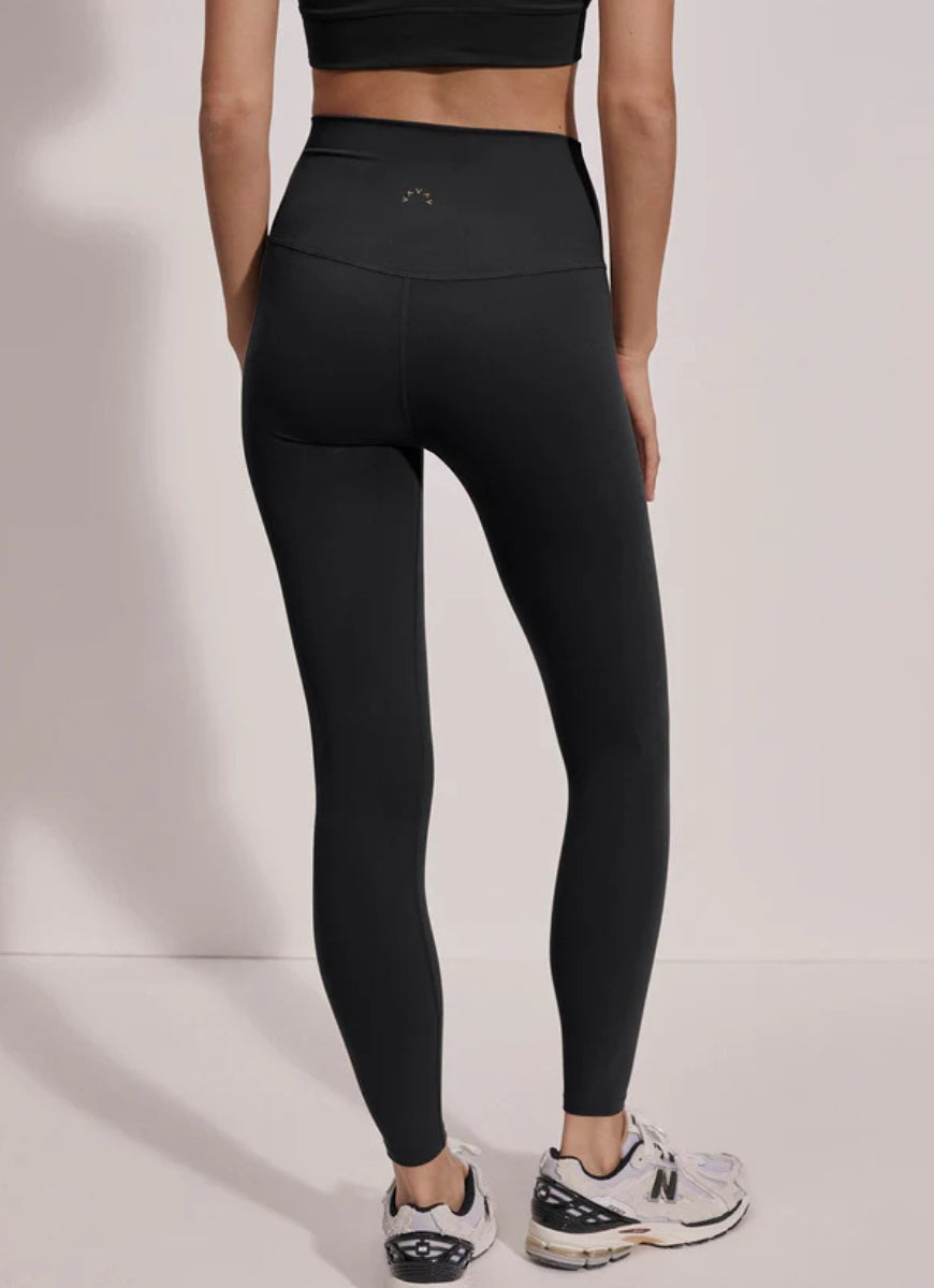 Varley FreeSoft High Rise Legging 25” in Black Back View