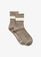 Varley Kerry Plush Roll Top Sock in Sandmarl/Egret