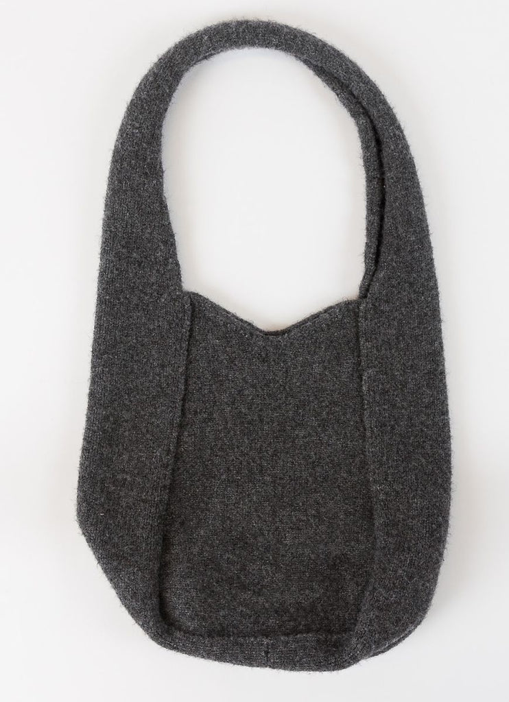 Lyla + Luxe Knit Tote Bag in Dark Grey