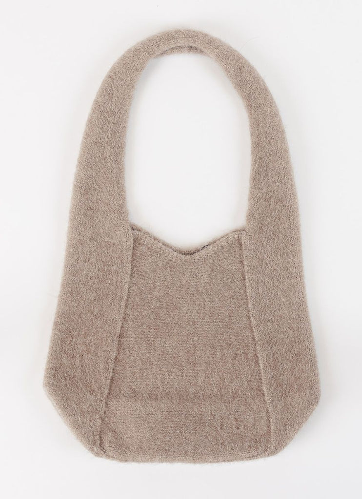 Lyla + Luxe Knit Tote Bag in Driftwood
