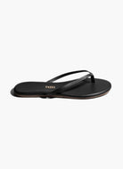 TKEES Lily Liners Flip Flops in Black Side View