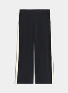 Splits59 Luca Airweight Trouser With Stripe in Black Product Shot View