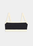 Splits59 Monah Rigor Sports Bra in Black/Creme Product Shot View