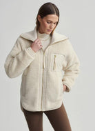 Varley Myla Zip Through Jacket in Sandshell