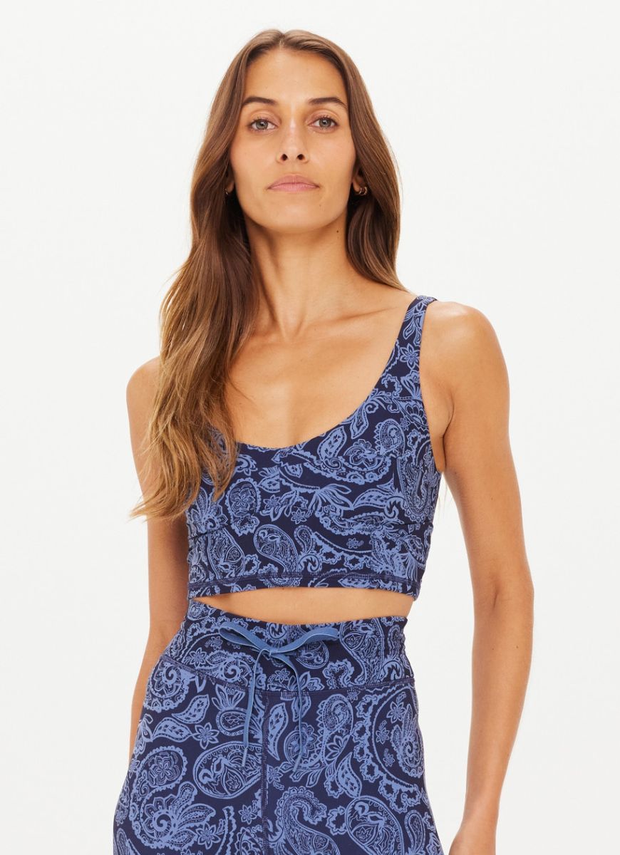 The Upside Nouveaux Candice Crop Top in Paisley