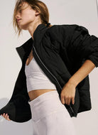 Free People Pippa Packable Puffer Jacket in Black
