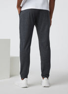 Vuori Men's Ponto Performance Pant in Charcoal Heather Back View