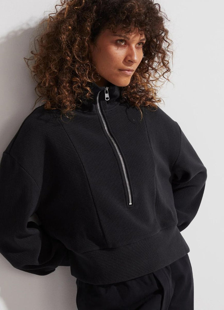 Varley Women's Ramona Half-Zip Pullover in Black