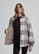 Varley Reno Reversible Quilt Jacket in Fungi