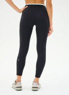 Splits59 Sam High Waist Rigor 7/8 Legging in Black/Latte Back View