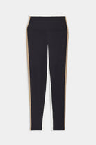 Splits59 Sam High Waist Rigor 7/8 Legging in Black/Latte Product Shot View