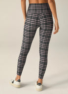 Beyond Yoga Softmark Caught In The Midi High Waisted Legging in Plaid Back View