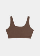 Splits59 Sprint Rigor Sports Bra in Dark Chocolate Product Shot View