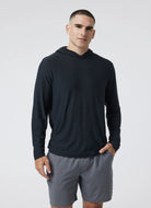 Vuori Men's Strato Tech Hoodie in Black Heather